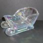 Mosser Glass Crystal Carnival Mini Christmas Sleigh for Reindeer Made In USA!