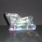 Mosser Glass Crystal Carnival Mini Christmas Sleigh for Reindeer Made In USA!