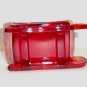 Mosser Glass Red Mini Christmas Sleigh for Reindeer Made In USA!