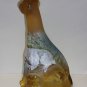 Fenton Glass Amber Polar Bear & Cub Alley Cat Figurine Ltd Ed #2/32 JK Spindler
