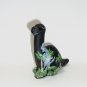 Fenton Glass Black Satin T Rex Dinosaur Figurine Ltd Ed GSE #4/40 M Kibbe