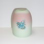 Fenton Glass Lotus Mist Burmese Double Cherub Fairy Light OOAK by Sunday Davis