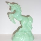 Mosser Glass Jadeite Green Mystical Unicorn Figurine Former Fenton Mold