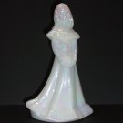 Fenton Glass Opal Iridized Carnival Undecorated Bridesmaid Doll Figurine