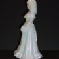 Fenton Glass Opal Iridized Carnival Undecorated Bridesmaid Doll Figurine