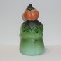 Fenton Glass Jadeite Spidey Cat Halloween Pumpkinhead Figurine Ltd Ed 3/25 Kibbe