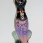Viking Mold Epic HP Spooky Halloween Glass Cat Fenton K Barley Mosser Made LE #10/39