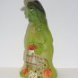 Fenton Glass Vaseline Apple Harvest Halloween Witch Figurine Ltd Ed #11/53 Kibbe