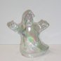 Fenton Glass Crystal Carnival Iridized Halloween Ghost Figurine by Mosser Glass USA