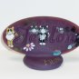 Fenton Glass Eggplant Purple Logo Display Sign MEOW Cat Kitten LE #18/54 Barley