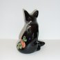 Fenton Glass One of a Kind Halloween Mouse on Fox Figurine OOAK by Sunday Davis