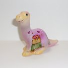 Fenton Glass Pink Opal Hatchlings Volcano Dinosaur Figurine Ltd Ed #7/31  Kim Barley