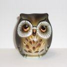 Fenton Glass Jadeite Green "Brownie" Natural Owl Figurine Ltd Ed #2/16 K Barley