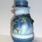 Fenton Glass Jadeite Partridge & Pears Snowman Fairy Light Ltd Ed #5/40 M Kibbe
