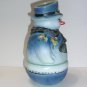 Fenton Glass Jadeite Partridge & Pears Snowman Fairy Light Ltd Ed #5/40 M Kibbe