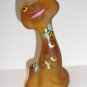 Fenton Glass Autumn Gold 6" Honey Bee Happy Cat FAGCA Exclusive Ltd Ed of 26