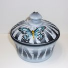 Fenton Mosser Glass Blue African Swallowtail Butterfly Box Ltd Ed #3/12 Spindler