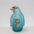 Fenton Glass Sea Life Jadeite Green Ocean Fish Penguin Figurine Ltd Ed #3/27 K Barley