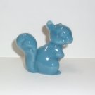 Fenton Glass Georgia Blue Squirrel Figurine FAGCA Exclusive 2024 by Mosser Glass