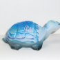 Fenton Glass Crystal "Night Sea" Turtle Figurine Ltd Ed #16/23 Kim Barley