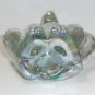 Viking Mold Epic Line Crystal Carnival Glass Sitting Dog Figurine Mosser USA