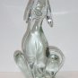 Viking Mold Epic Line Crystal Glass Sitting Dog Figurine Mosser Made USA