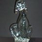 Viking Mold Epic Line Crystal Glass Sitting Dog Figurine Mosser Made USA