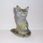 Fenton Glass Grey Marble Minnesota Loon Fox Figurine Ltd Ed #4/14 M Kibbe