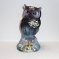 Fenton Glass Amethyst Cottontail Bunny Rabbit Owl Figurine Ltd Ed #14/38 Kibbe