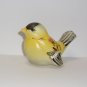 Fenton Glass Crystal Yellow Finch Thistle Song Bird Figurine Ltd Ed #18/25 Kibbe
