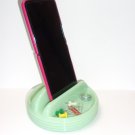 Mosser Glass Jadeite Jade Green Cell Phone Holder Kitchen Accessory Made In USA