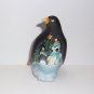 Fenton Glass Amber Polar Pals Polar Bear Penguin Figurine Ltd Ed #4/18 K Barley