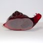 Fenton Glass Ruby Red Snail Figurine Special Order by Mosser Glass