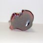 Fenton Glass Ruby Red Carnival Iridized Sitting Cat Figurine by Mosser Glass