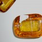 Fenton Glass Autumn Gold Orange Poppies Designer Purse Collection 2006