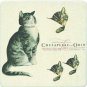 Chessie Cat Kitten Family C & O Railroad Mascot Coasterstone Trivet New 7" x 7"