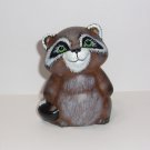 Fenton Glass Natural Raccoon Figurine NFGS Exclusive Ltd Ed of 33 Van Es