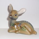 Fenton Glass Amethyst Purple Snackin' Squirrel Fawn Deer Figurine Ltd Ed #5/20