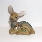 Fenton Glass Amethyst Purple Snackin' Squirrel Fawn Deer Figurine Ltd Ed #5/20