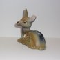 Fenton Glass Amethyst Purple Snackin' Squirrel Fawn Deer Figurine Ltd Ed #5/20