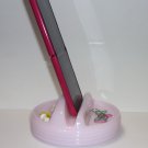 Mosser Glass Crown Tuscan Pink Cell Phone Holder Kitchen Accessory Made In USA