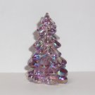 Mosser Glass Sugar Plum Carnival 2.75" Mini Christmas Tree Figurine Made In USA