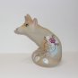 Fenton Glass Natural Native "Dream Catcher" Fox Figurine Ltd Ed #10/23 M Kibbe