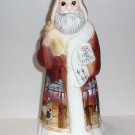 Fenton Glass Chicken My List Folk Art Farm Santa Claus Figurine Ltd Ed #24/26