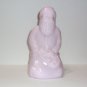 Mosser Glass Crown Tuscan Pink Kneeling Santa Claus Figurine Former Fenton Mold