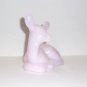 Mosser Glass Crown Tuscan Pink Fawn Deer Figurine Former Fenton Mold