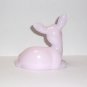 Mosser Glass Crown Tuscan Pink Fawn Deer Figurine Former Fenton Mold