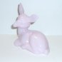 Mosser Glass Crown Tuscan Pink Fawn Deer Figurine Former Fenton Mold