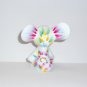 Fenton Glass Tie Dye Dyed Colorful Mouse Figurine Ltd Ed #70/131 JK Spindler