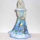 Fenton Glass Kimberlight Blue Winter Nest Bluebird Bridesmaid Doll Ltd Ed #2/37